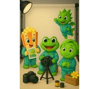 Die Kohlkopfbande - Im Fotostudio: Notizbuch mit 150 linierten Seiten - für kreative Ideen, Gedanken und Erinnerungen