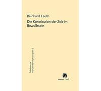 Die Konstitution Der Zeit Im Bewusstsein