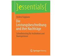 Die Leistungsbeschreibung Und Ihre Nachträge