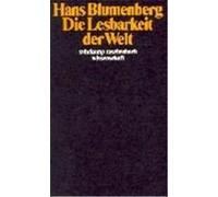 Die Lesbarkeit der Welt Blumenberg, Hans (Auteur)