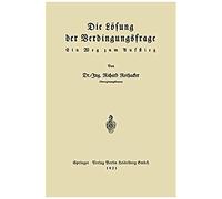 Die Lösung Der Verdingungsfrage