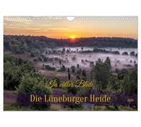 Die Lüneburger Heide - In voller Blüte (Wandkalender 2026 DIN A4 quer), CALVENDO Monatskalender: Tauche sie ein in die atemberaubende Schönheit der Landschaften in der Lüneburger Heide!