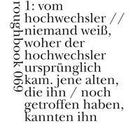 die mappe hochwechsler: 150 gedichte von der kalten alp