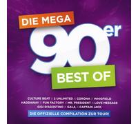 DIE MEGA 90ER - BEST OF - OFFIZIELLE COMPILATION ZUR TOUR 2 CD NEUF