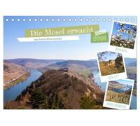 Die Mosel erwacht aus Ihrem Winterschlaf (Tischkalender 2026 DIN A5 quer), CALVENDO Monatskalender: Frühling an der wunderschönen Mosel.