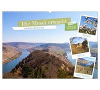 Die Mosel erwacht aus Ihrem Winterschlaf (Wandkalender 2026 DIN A2 quer), CALVENDO Monatskalender: Frühling an der wunderschönen Mosel.