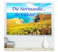 Die Normandie für Entdecker (hochwertiger Premium Wandkalender 2027 DIN A2 quer), Kunstdruck in Hochglanz: Eine Region mit nie endender Vielfalt in Frankreichs Norden.