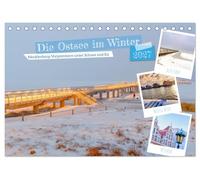 Die Ostsee im Winter (Tischkalender 2027 DIN A5 quer), CALVENDO Monatskalender: Mecklenburg-Vorpommern unter Schnee und Eis