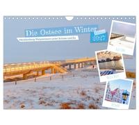 Die Ostsee im Winter (Wandkalender 2027 DIN A4 quer), CALVENDO Monatskalender: Mecklenburg-Vorpommern unter Schnee und Eis
