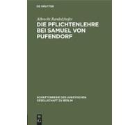 Die Pflichtenlehre Bei Samuel Von Pufendorf