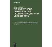 Die Positive Entwickelung Der Lehre