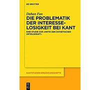 Die Problematik Der Interesselosigkeit Bei Kant