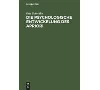 Die Psychologische Entwickelung Des Apriori