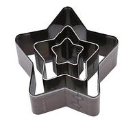 Die Punch Cutter 3 Pièces Forme D'étoile Moule de Découpe de Cuir en Acier à Haute Teneur en Carbone Matrice de Découpe de Cuir pour Bricolage Artisanat du Cuir