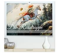 Die Rosstrappe - Sage vom Felsen im Harz bei Thale im Bodetal (hochwertiger Premium Wandkalender 2026 DIN A2 quer), Kunstdruck in Hochglanz: ... in einer Region voller Geschichte und Magie