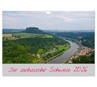 Die sächsische Schweiz 2026 (Wandkalender 2026 DIN A4 quer), CALVENDO Monatskalender: 14 Bilder aus der sächsischen Schweiz