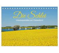 Die Schlei - Urlaubsparadies am Ostseefjord (Tischkalender 2027 DIN A5 quer), CALVENDO Monatskalender: Entspannung an Deutschlands einzigem Fjord