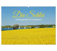 Die Schlei - Urlaubsparadies am Ostseefjord (Wandkalender 2027 DIN A2 quer), CALVENDO Monatskalender: Entspannung an Deutschlands einzigem Fjord