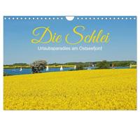 Die Schlei - Urlaubsparadies am Ostseefjord (Wandkalender 2027 DIN A4 quer), CALVENDO Monatskalender: Entspannung an Deutschlands einzigem Fjord