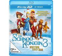 DIE SCHNEEKÖNIGIN 3-FEUER UND EIS 3D/2D BD BLU-RAY NEUF