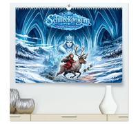 Die Schneekönigin - Das große Wintermärchen (hochwertiger Premium Wandkalender 2027 DIN A2 quer), Kunstdruck in Hochglanz: Gerdas abenteuerliche Reise ... und Eis bis zum Eispalast der Schneekönigin