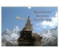 Die schönsten Berge des Khumbu Himal (Wandkalender 2026 DIN A4 quer), CALVENDO Monatskalender: Khumbu oder Khumbu Himal ist eine Region des Himalaya ... mit dem Mount Everest.