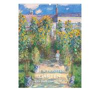 Die schönsten Gärten des Impressionismus 2027: Kunstkalender 42x56 cm mit Meisterwerken von Monet, Renoir, Degas und sprachneutralem Kalendarium