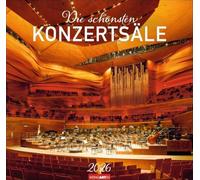 Die schönsten Konzertsäle Kalender 2026: Jahres-Wandkalender 2026 mit berühmten Konzerthäusern und prachtvoller Architektur aus aller Welt. Hochwertiger Foto-Wandkalender im Format 48 x 46 cm