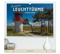 Die schönsten Leuchttürme - Deutsche Ostsee (hochwertiger Premium Wandkalender 2026 DIN A2 quer), Kunstdruck in Hochglanz: Der international tätige ... zwischen der dänischen Grenze und Rügen.