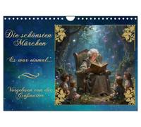 Die schönsten Märchen (Wandkalender 2027 DIN A4 quer), CALVENDO Monatskalender: Es war einmal... Vorgelesen von der Großmutter