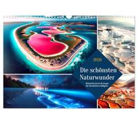 Die schönsten Naturwunder - Betrachtet durch die Augen der KI (Wandkalender 2026 DIN A3 quer), CALVENDO Monatskalender: Erleben Sie die Vielfalt der Natur in all ihrer Pracht.