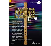 Die Schönsten Popsongs Für Alt-Blockflöte Best Of