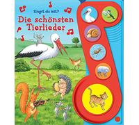 Die schönsten Tierlieder – Livre sonore cartonné – 6 mélodies