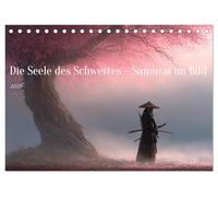 Die Seele des Schwertes - Samurai im Bild (Tischkalender 2026 DIN A5 quer), CALVENDO Monatskalender: Samurai in kraftvollen Szenen