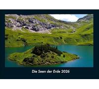 Die Seen der Erde 2026 Fotokalender DIN A4: Monatskalender mit Bild-Motiven aus Fauna und Flora, Natur, Blumen und Pflanzen