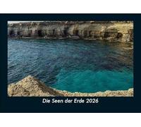 Die Seen der Erde 2026 Fotokalender DIN A5: Monatskalender mit Bild-Motiven aus Fauna und Flora, Natur, Blumen und Pflanzen