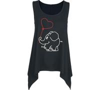 Die Sendung mit der Maus Ballon Cœur Femme Top Noir S