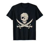 Die Skull & Swords Carte au trésor Amusante Motif Pirate T-Shirt