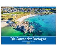 Die Sonne der Bretagne - Zwischen Himmel und Erde (Wandkalender 2027 DIN A2 quer), CALVENDO Monatskalender: Entdecken Sie die Meereslandschaften der Bretagne