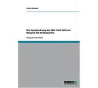 Die Sozialordnung der BRD 1949-1989 am Beispiel der Rentenpolitik Lehmann, Antje (Auteur)
