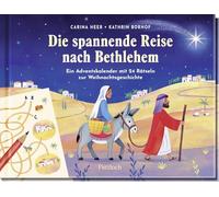 Die spannende Reise nach Bethlehem: Ein Adventskalender mit 24 Rätseln zur Weihnachtsgeschichte | Adventskalender zum Vorlesen und Miträtseln für Kinder ab 5 Jahren
