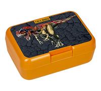 Die Spiegelburg 14611, boîte à lunch - boîte à lunch - récipient de nourriture - la meilleure façon d'apporter une collation à l'école - série "T-Rex World" - environ 17 x 12 x 6,5 cm