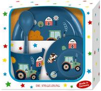 DIE SPIEGELBURG - Coffret cadeau Vaisselle Tracteur Ed. 2 - Quand je suis grand