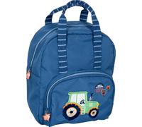 Die Spiegelburg Sac à dos Tracteur Cartable Scolaire pour Enfant, Bleu, Maternelle, Si je suis grand, 20 x 25 x 12 cm