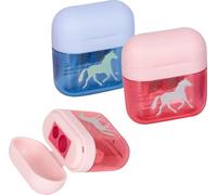 DIE SPIEGELBURG Taille-crayon double - Amis des chevaux, assortis