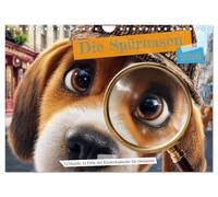 Die Spürnasen - 12 chiens, 12 cas, le calendrier des enfants détectives, Version française (Calendrier mural 2026 DIN A4 portrait), Calendrier CALVENDO mensuel