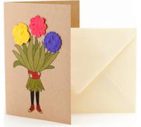 Die Stadtgärtner Carte de Vœux Ensemencée "Bouquet" - 1 pcs