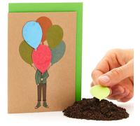 Die Stadtgärtner Carte de Vœux Ensemencée "Bouquet de ballons" - 1 pcs