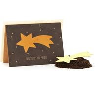 Die Stadtgärtner Carte de Vœux Ensemencée "Étoile Filante" - 1 pcs