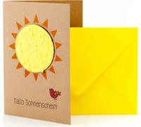 Die Stadtgärtner Carte de Vœux Ensemencée "Hello Sunshine" - 1 pcs